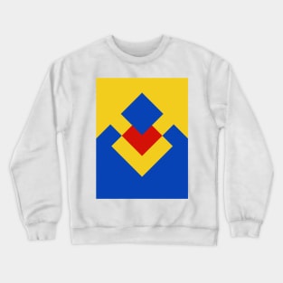 Derby County Yellow, Blue, Red 1990 Sleeve Crewneck Sweatshirt